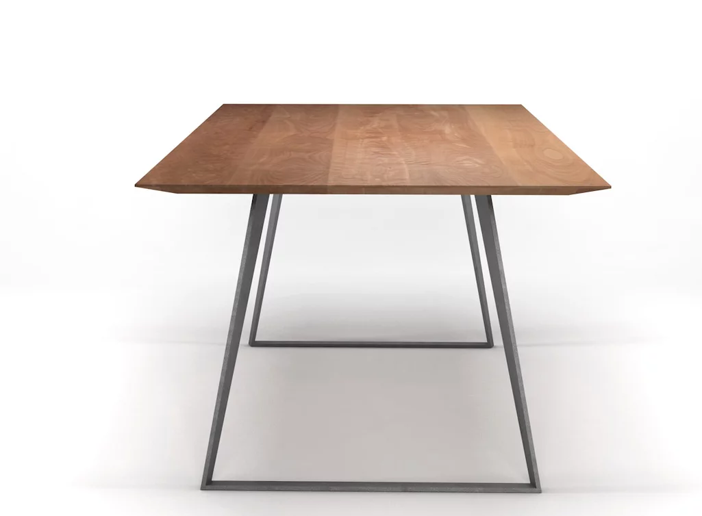 Buche Tisch nach Maß mit Schweizer Kante