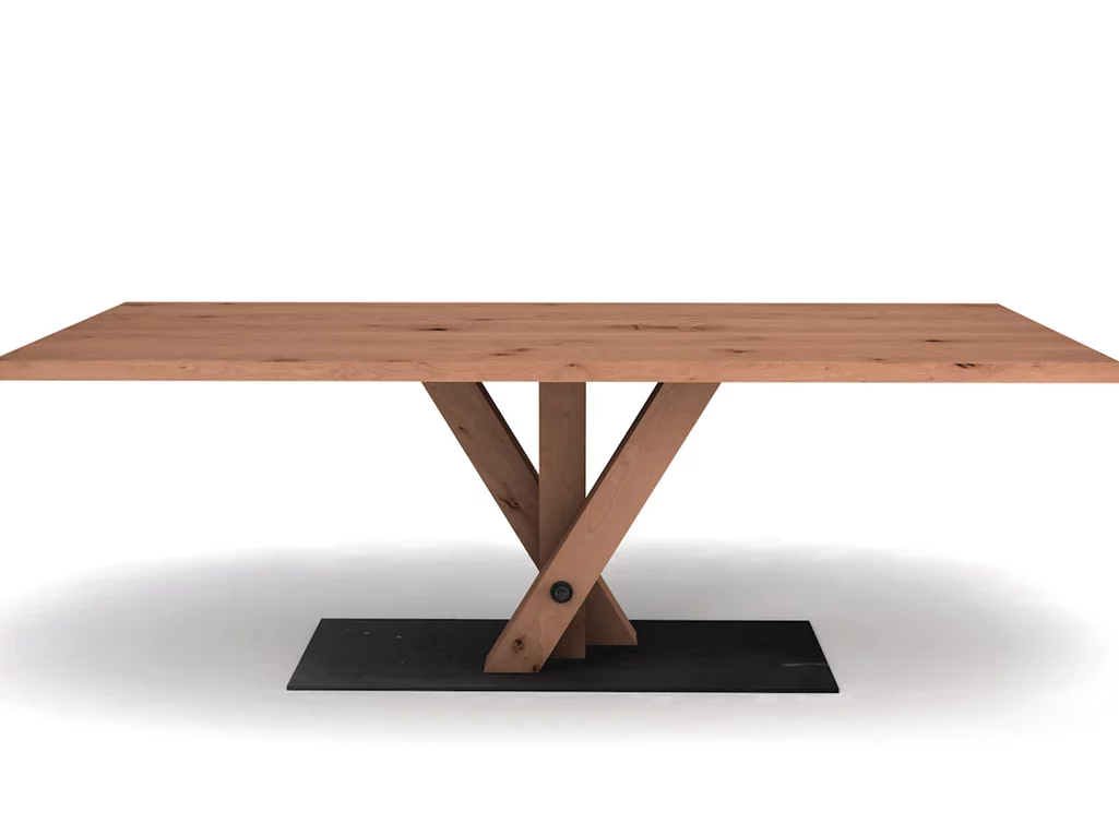 Massivholz Esstisch aus Buche in Maßfertigung