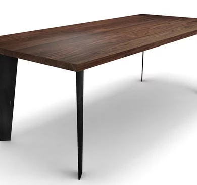 Esstisch modern Nussbaum nach Maß [HOLZPILOTEN] : Holzpiloten