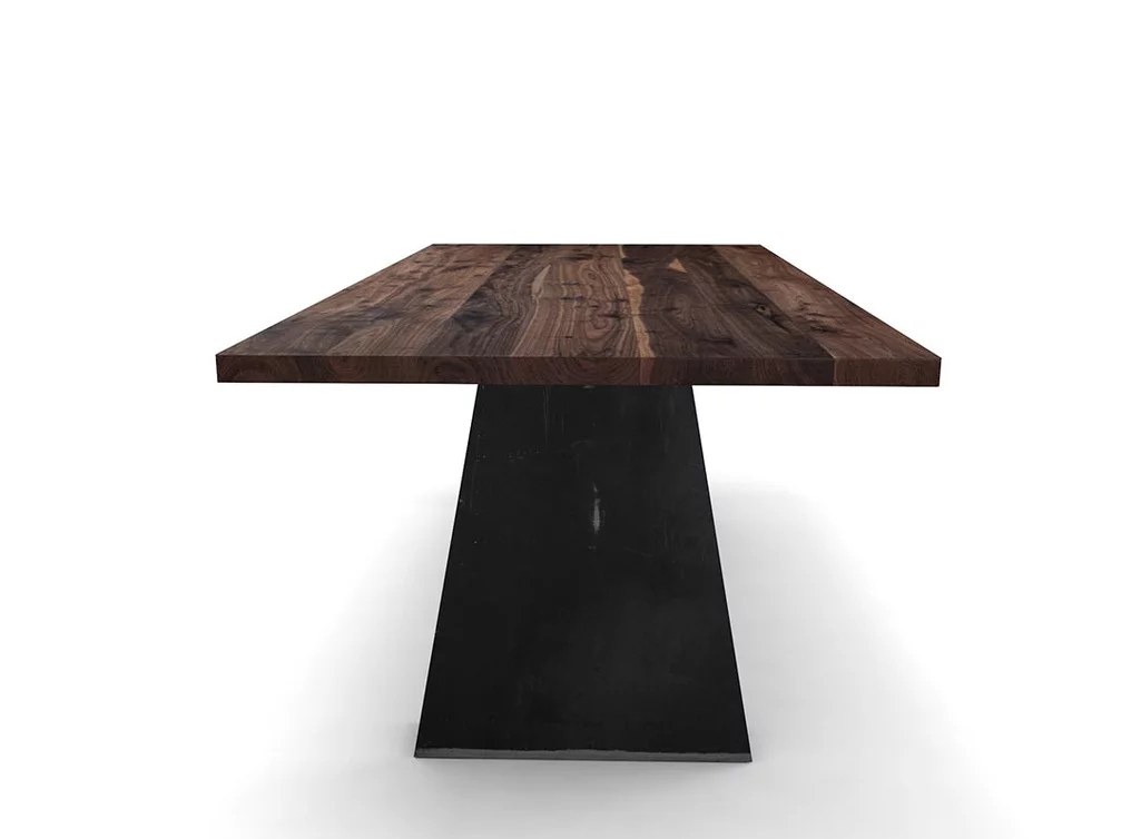 Wangenesstisch aus Nussbaum nach Maß Wangenesstisch aus Nussbaum nach Maß