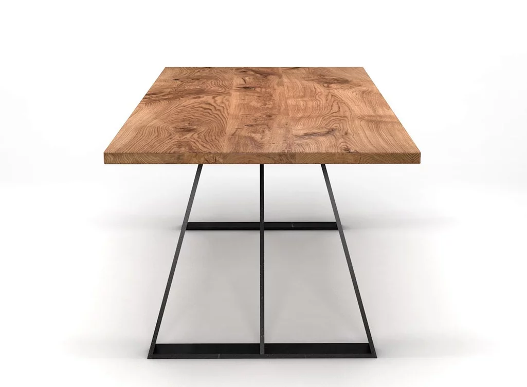 Kufenesstisch modern in Eiche