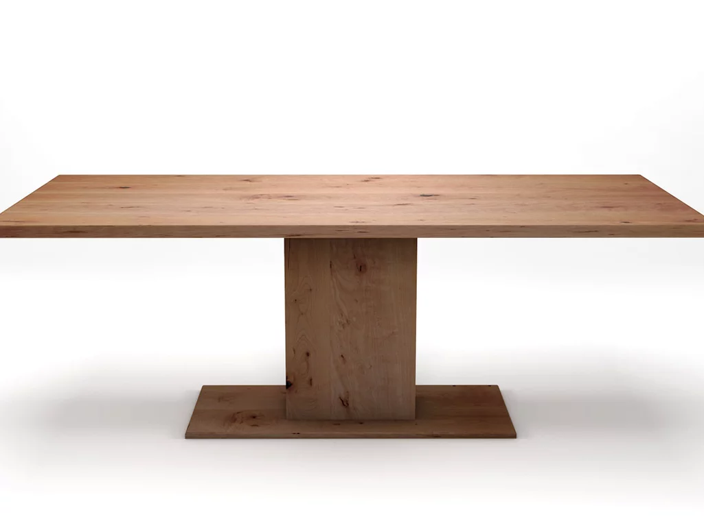 Klassischer Massivholztisch in Buche auf Maß