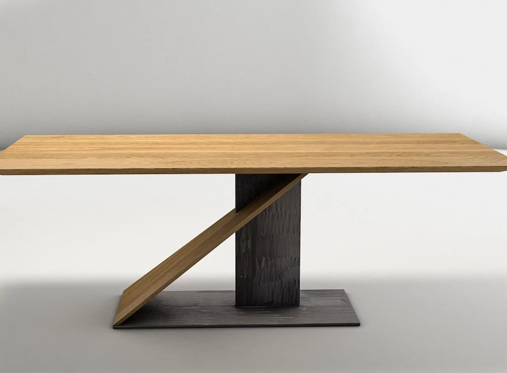Tisch Holz nach Maß Schweizer Kante Tisch Holz nach Maß Schweizer Kante
