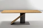 Tisch Holz nach Maß Schweizer Kante