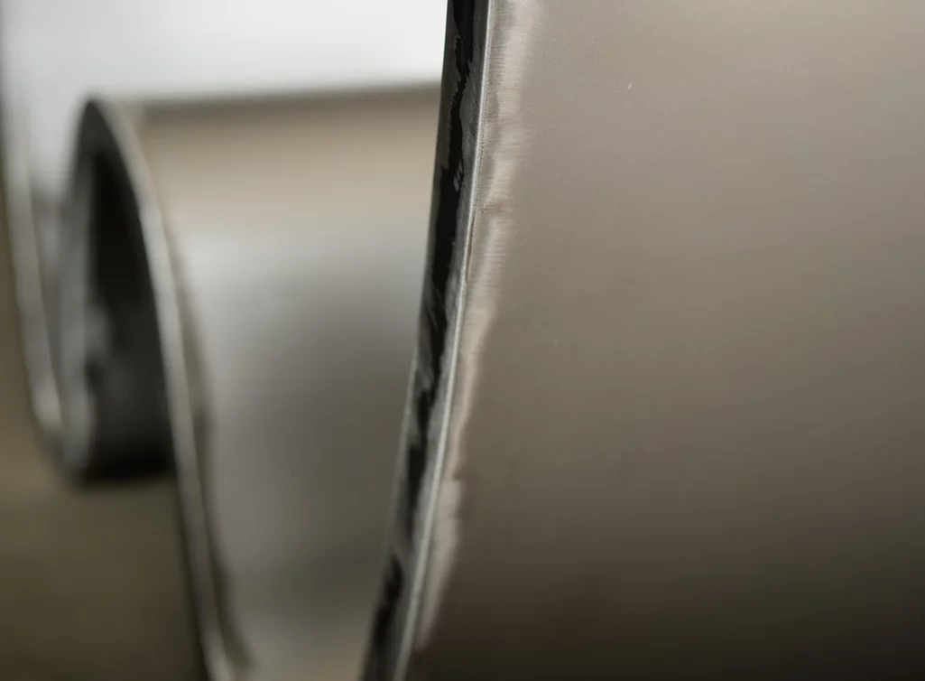 Industrial Stahl Tischgestell aus Rohstahl in hell