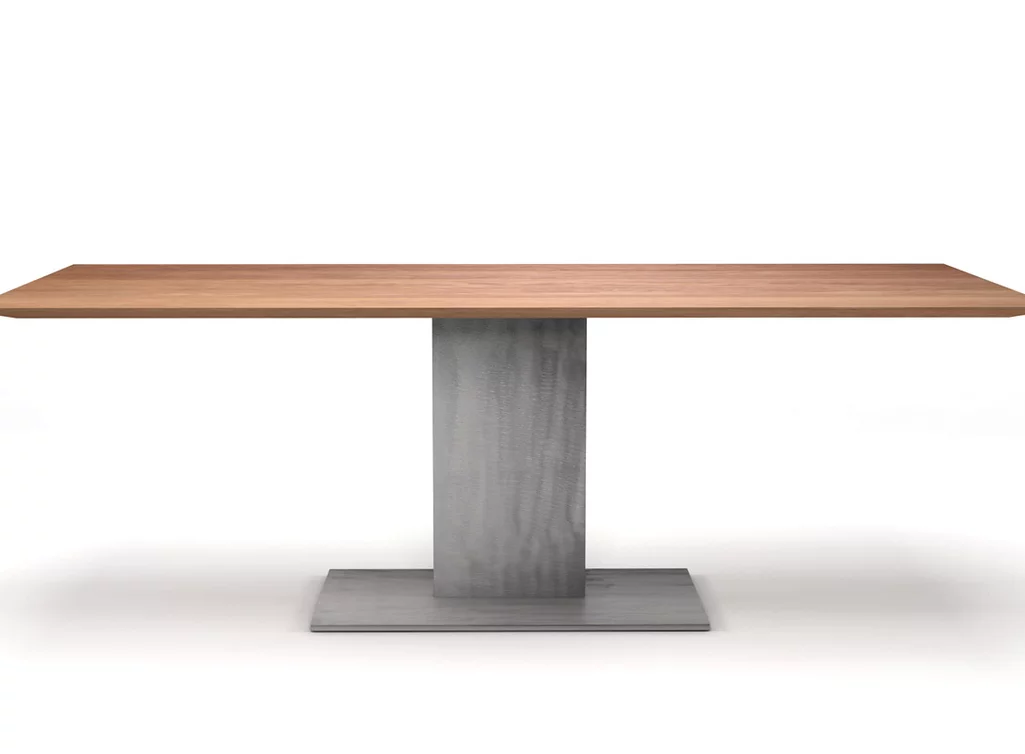 Buche Esstisch nach Maß Schweizer Kante