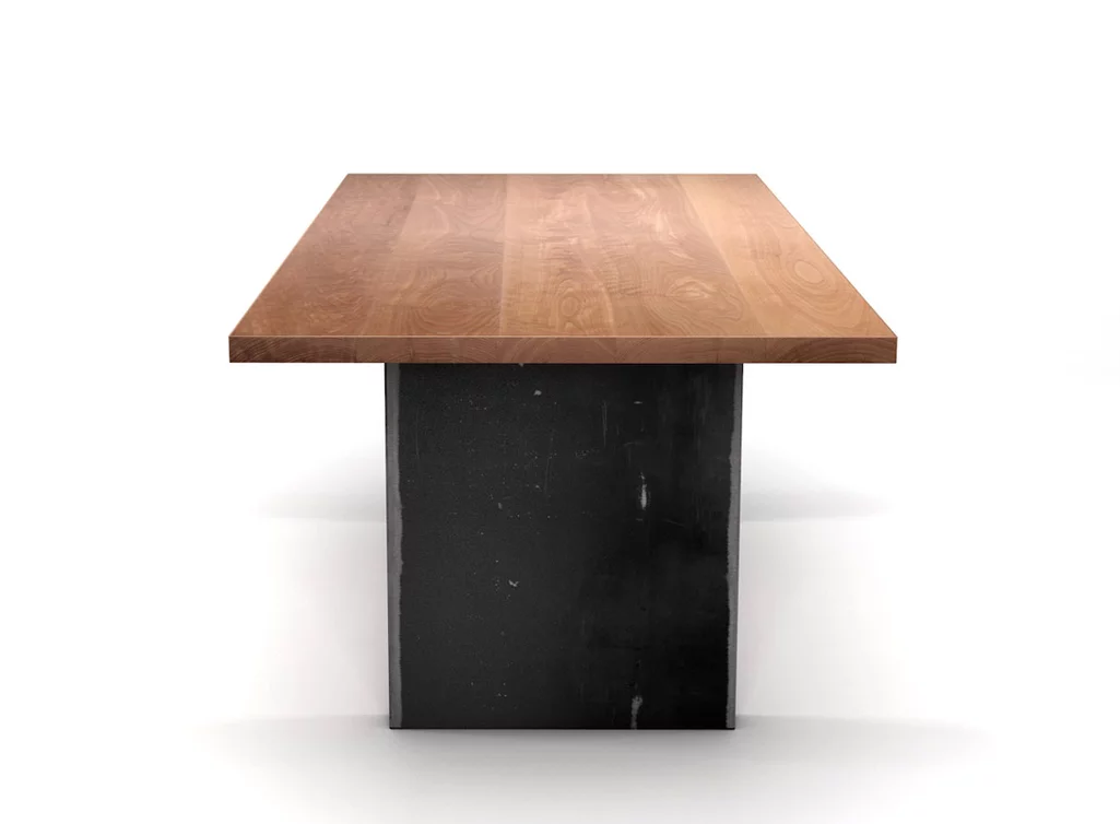 Moderner Wangentisch Buche in Maßfertigung