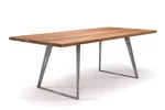 Design Esstisch Eiche nach Maß mit Stahlkufen Tischgestell