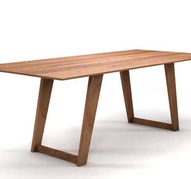 Vollholz Tisch Eiche astfrei nach Maß [HOLZPILOTEN] : Holzpiloten