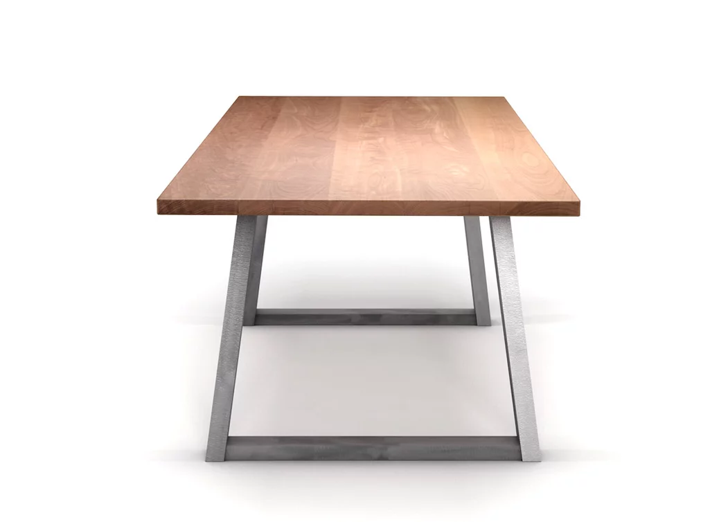 Moderner Holztisch aus Massivholz Buche