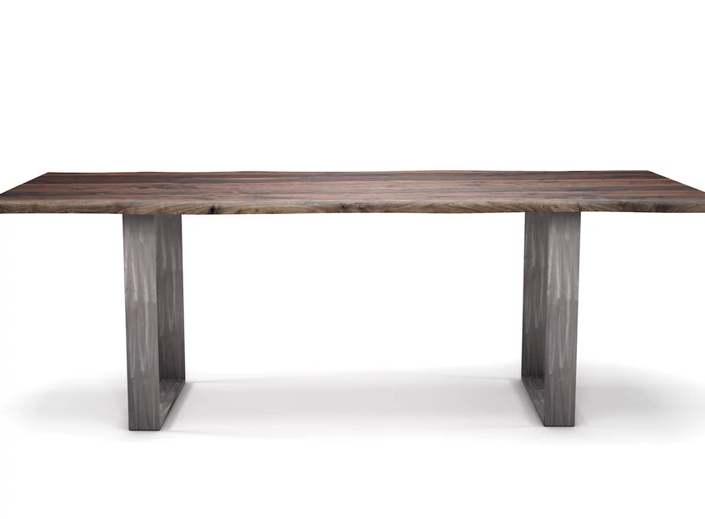 Edler Baumstamm Tisch Nussbaum