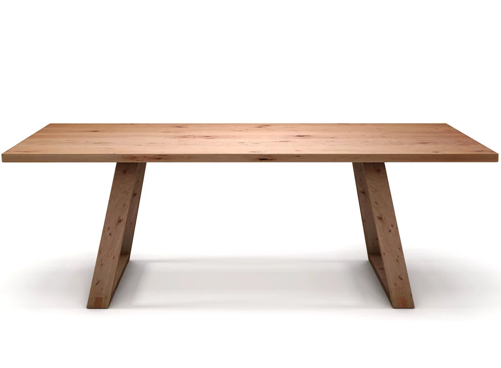 Kufen Tisch massiv aus Buche Kufen Tisch massiv aus Buche