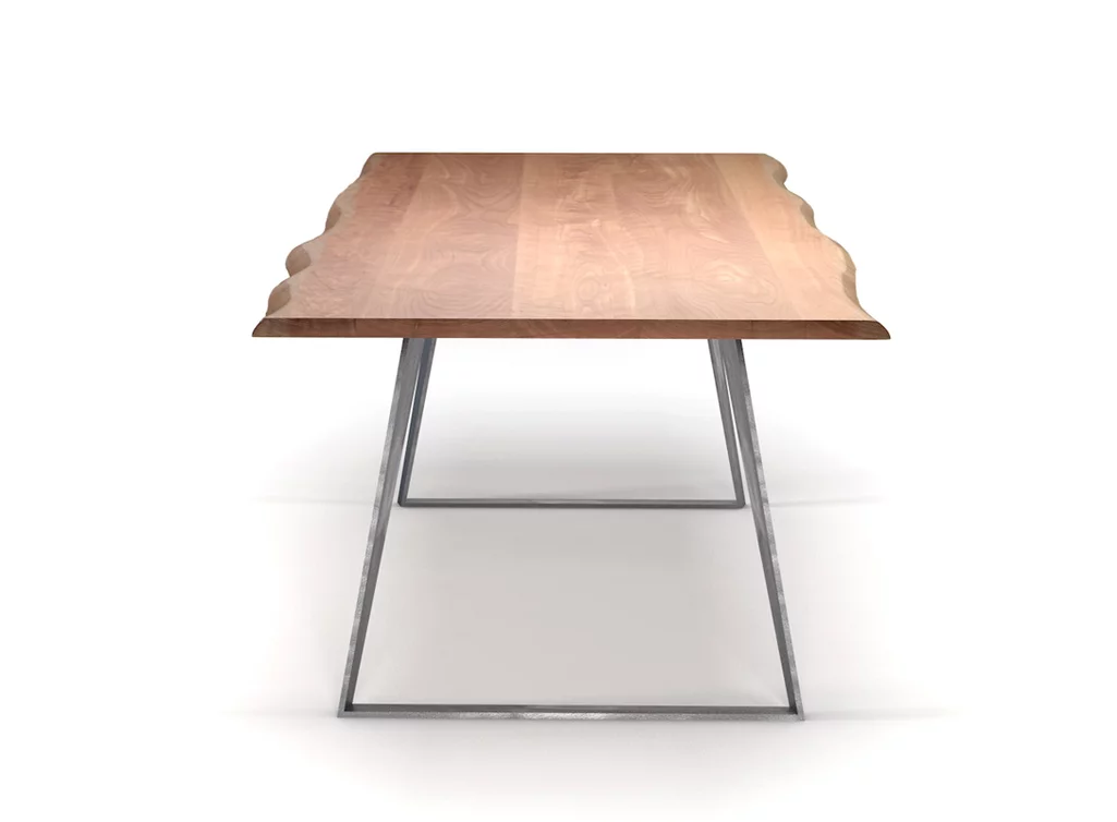 Minimalistischer Baumtisch auf Maß