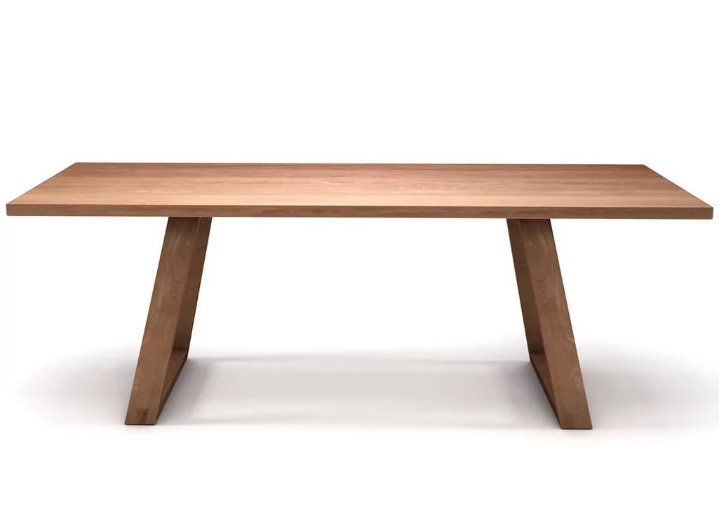 Vollholz Tisch mit Kufengestell