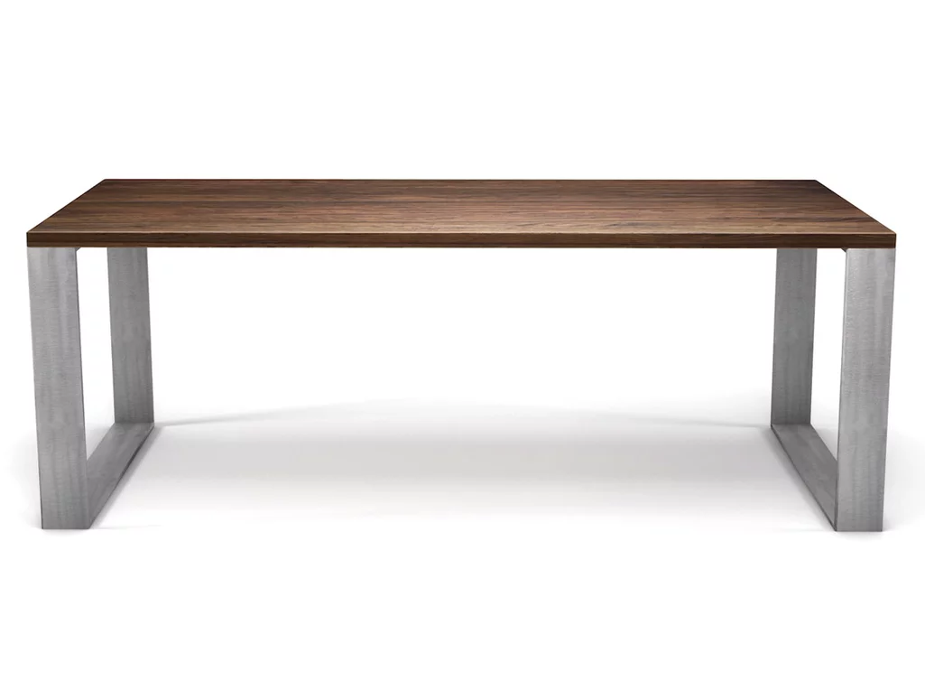 Nussbaum Tisch nach Maß astfrei 4cm Nussbaum Tisch nach Maß astfrei 4cm