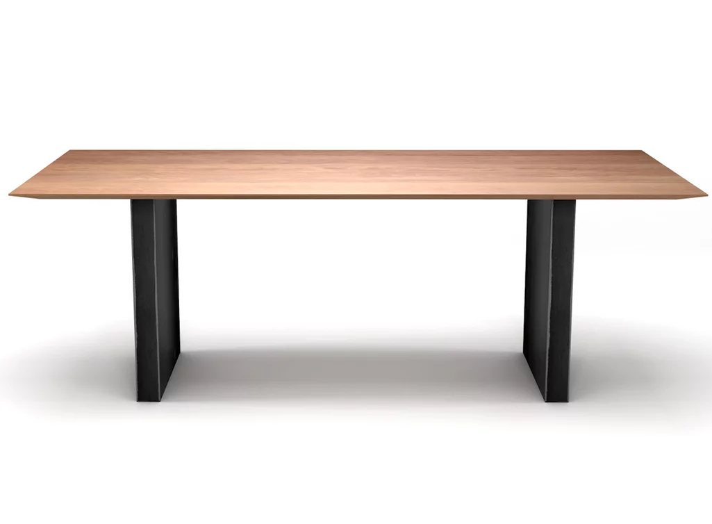 Buchenholz Tisch mit Schweizer Kante