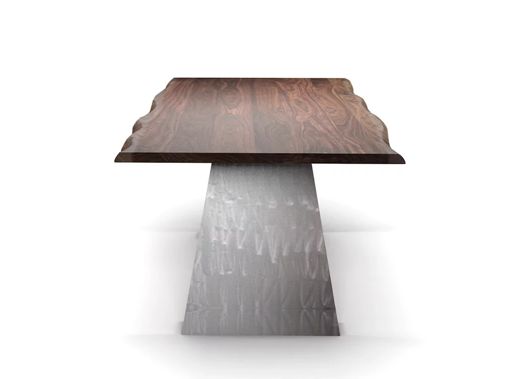 Baumtisch Nussbaum astfrei nach Maß