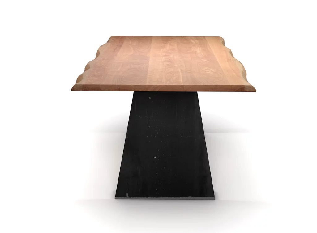 Baumkantentisch nach Maß Buche astfrei