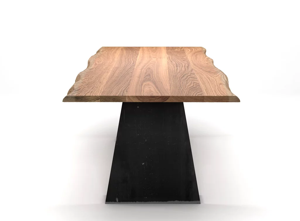 Baumtisch Eiche astfrei auf Maß