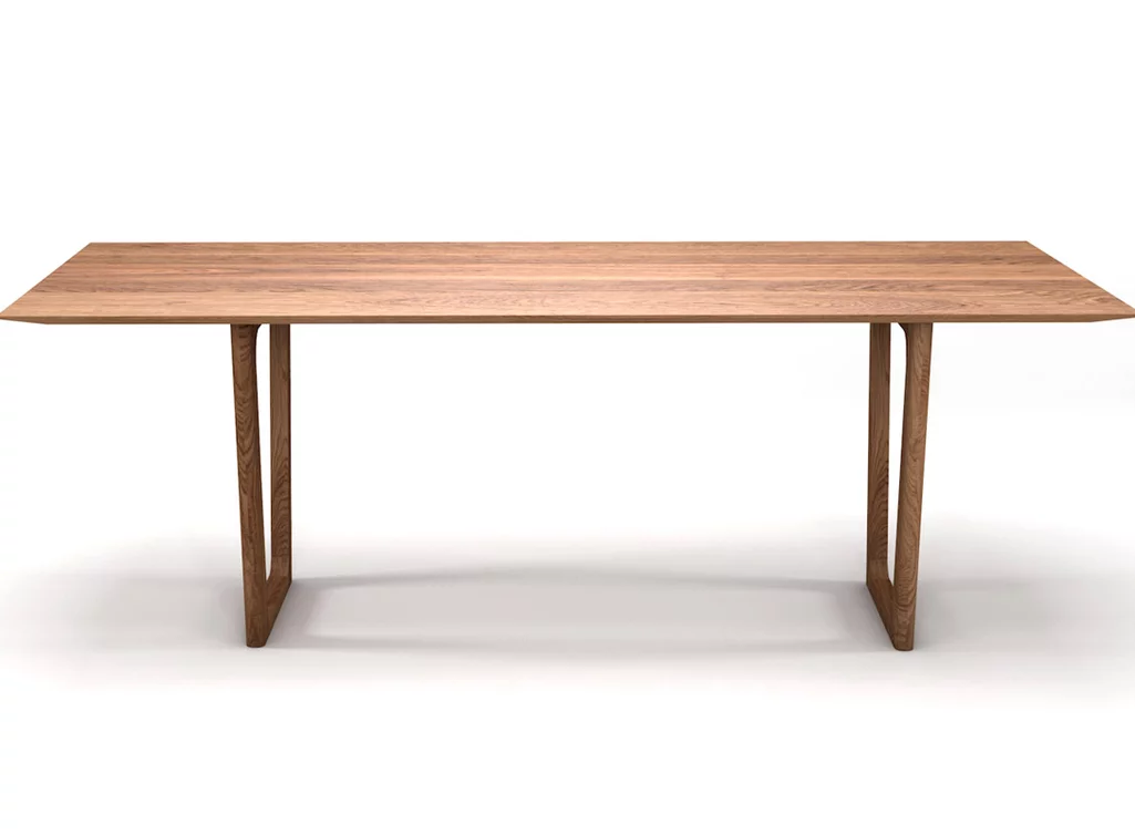 Esstisch mit Facette Eiche astfrei Esstisch mit Facette Eiche astfrei