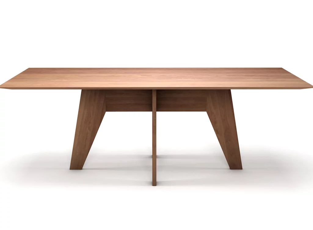 Buchentisch mit Schweizer Kante