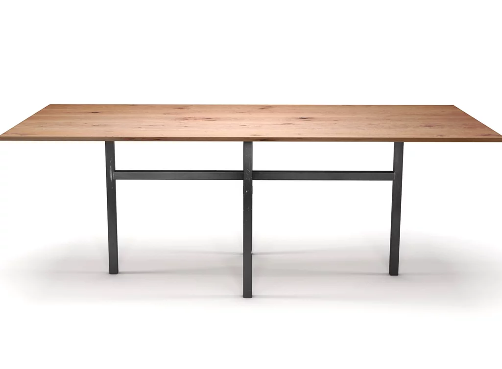 Stylischer Buche Tisch mit Untergestell