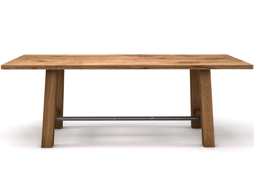 Klassischer Eicheesstisch mit astanteil nach Maß