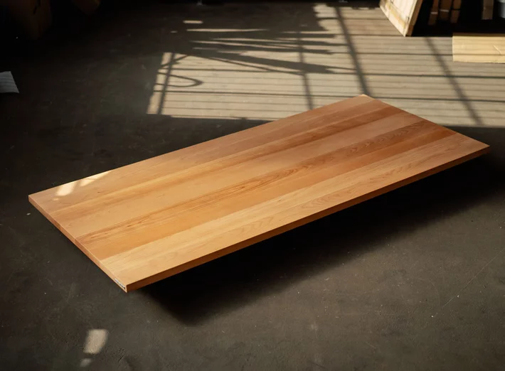 Buche Massivholz Tischplatte mit Natur geölter Oberfläche