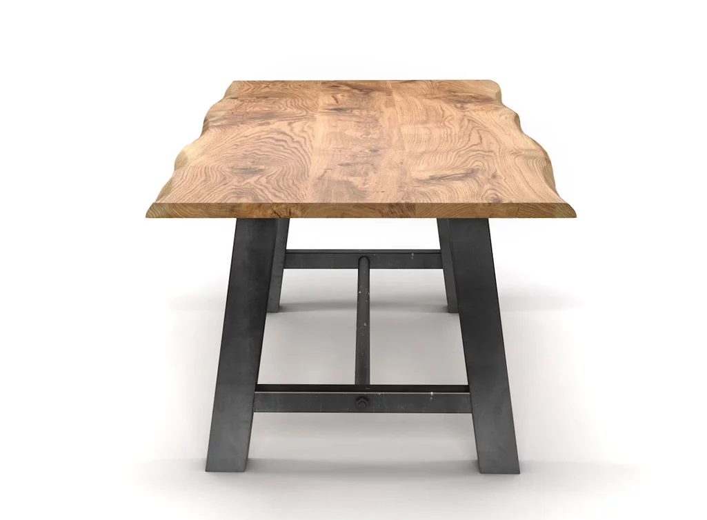 Dein Tisch mit einem Tischgestell aus Stahl