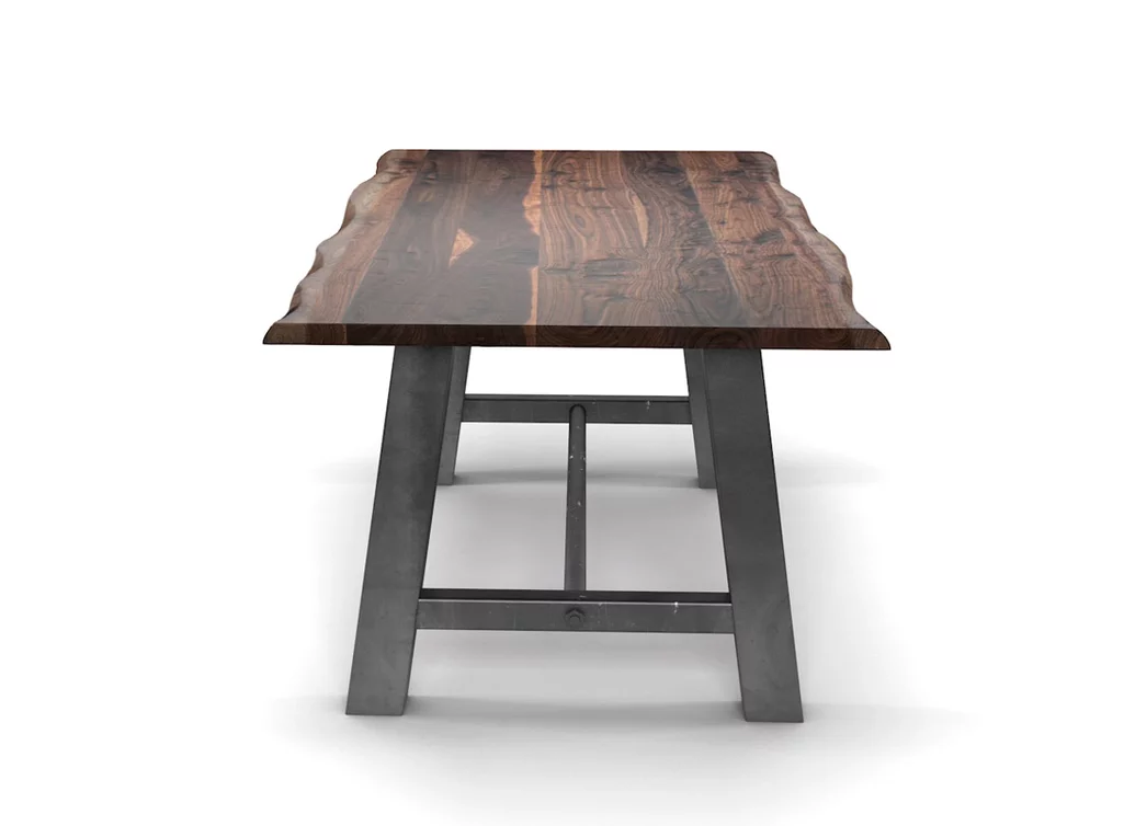 Tischgestell Metall Nussbaum Esstisch Tischgestell Metall Nussbaum Esstisch