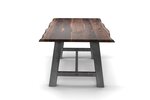 Tischgestell Metall Nussbaum Esstisch