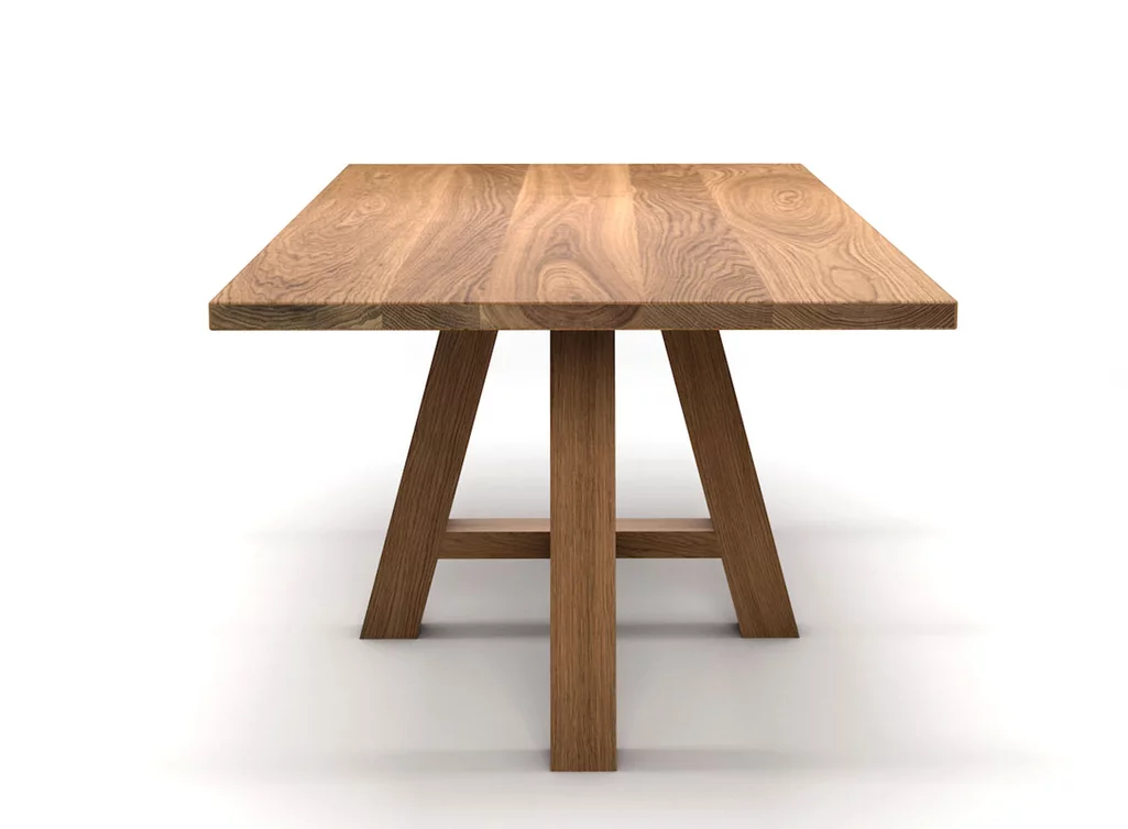 Esstisch Landhausdesign aus Eiche massiv Esstisch Landhausdesign aus Eiche massiv