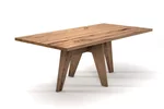 Massivholzesstisch mit Holz Tischuntergestell