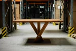 Design Esszimmertisch aus recyceltem Altholz nach deinem Maß gefertigt