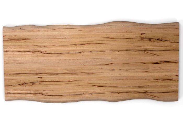 Baumkantentischplatte aus Kernbuche massiv in 4cm Stärke nach deinem Maß gefertigt