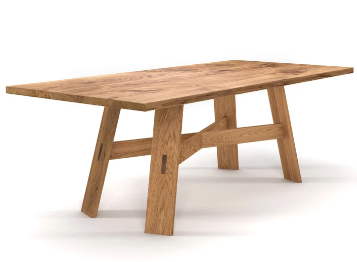 Massivholztisch nach Maß im modernem Design gefertigt