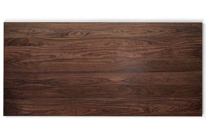 Echtholz Nussbaum Tischplatte Nussbaum massiv auf Maß astfreie Premium-Qualität