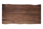 Massivholz Tischplatte aus Nussbaum mit Baumkante nach Maß