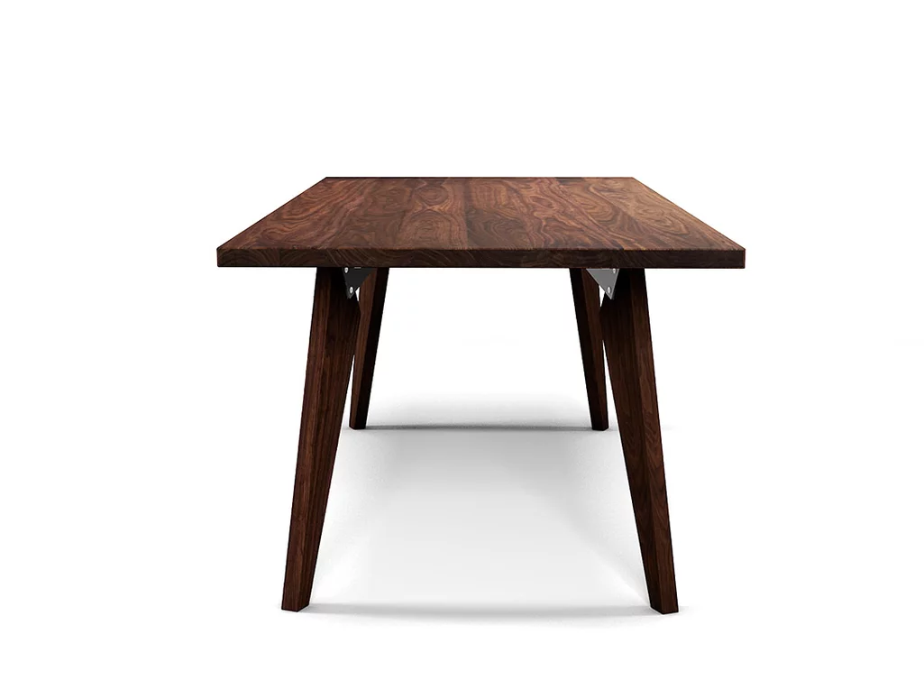 Massivholz Esstisch aus Nussbaum massiv in verschiedenen Oberflächen erhältlich. Massivholz Esstisch aus Nussbaum massiv in verschiedenen Oberflächen erhältlich.