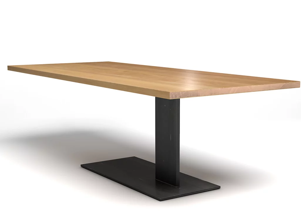 Esstisch nach Maß aus Buchenholz massiv gefertigt