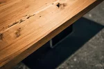 Tischplatte Eiche Altholz Detail