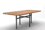 Eichenholz Tisch astfrei 4cm nach Maß gefertigt