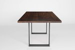 Walnuss Tisch in verschiedenen Holz und Stahl Oberflächen zur Auswahl