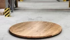 Tischplatte rund Eiche 4cm mit Ast nach Maß massiv
