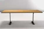 Holztisch mit Metallbeine nach deinem Maß gefertigt