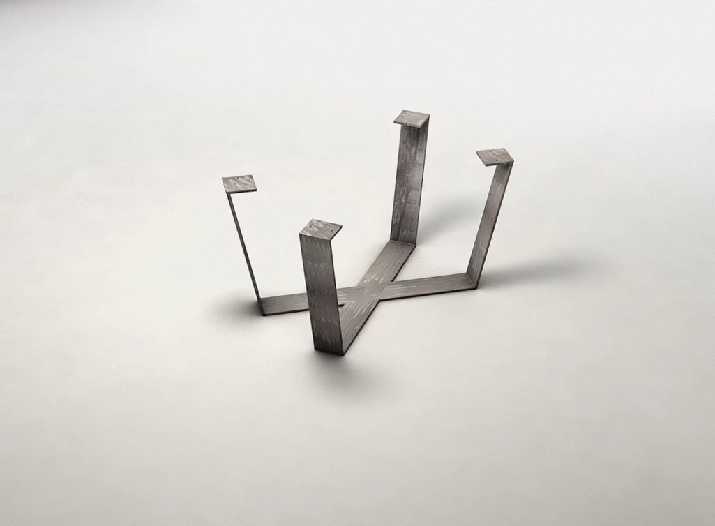 Beispielbild selbsttragendes Tischuntergestell C35L-T ohne Tischplatte