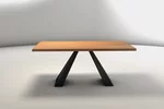 Esszimmertisch massiv Buchenholz aus Tischgestell im modernen Look