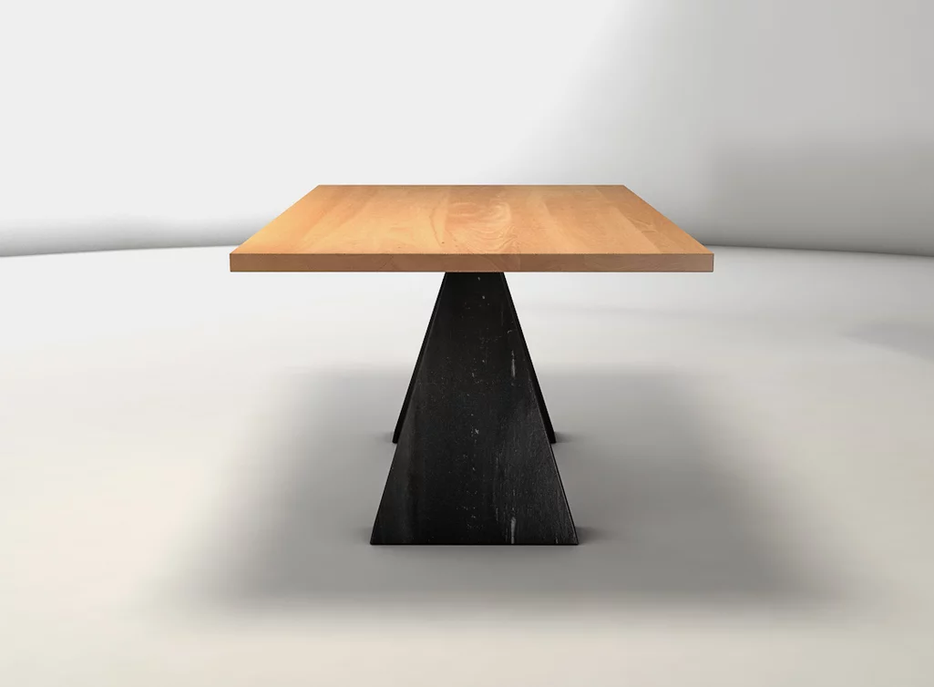 Moderner Esstisch in verschiedenen Oberflächen verfügbar Moderner Esstisch in verschiedenen Oberflächen verfügbar