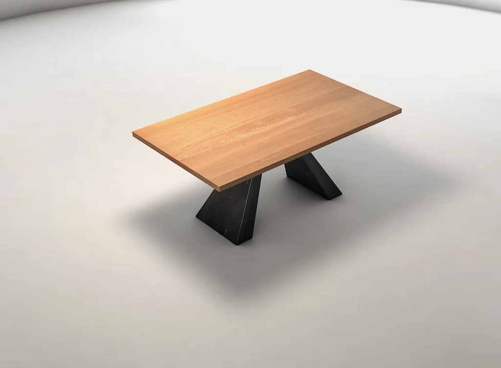 Detailansicht Esstisch Buchenholz in einer Premium astfreien Qualität Detailansicht Esstisch Buchenholz in einer Premium astfreien Qualität