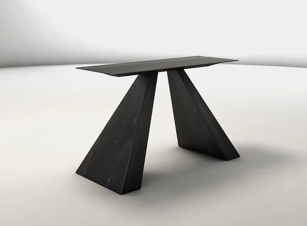 Detailansicht - Stylisches Mittelfuß-Tischgestell für Tisch DHX525-T